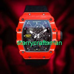 RM Luxury Watches Mechanical Watch Mills Rm35-02 Rafael Nadal Red Quartz Tpt Set Rm35 02 Fq Rafa stJ6