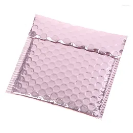 Storage Bags 10Pc Rose Gold Bubble Foil Mailer For Gift Packaging Wedding Envelopes