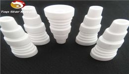 whole 101418mm Ceramic Nails male VS titanium nail Quartz nail joint Ceramic carb cap ceramic nail4122957