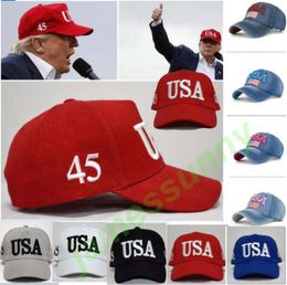 9 typs Make America Great Again Hats Donald Trump Republican Snapback Sports Hats Baseball Caps USA Flag Adults Mens Womens Sp4039220