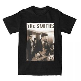 Men's T-Shirts Retro Smith Music Band Mens T-shirt Round neck Cotton T-shirt Short sleeved T-shirt Summer DressL2405