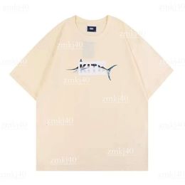 Kith Designer T Shirt Brand Kith T Shirt 24Ss Heavyweightt Shirt Rap Hip Hop Sweatshirt Kith Male Singer Wrld Tokyo Street Fashion Brand Kith Short Sleeve 337