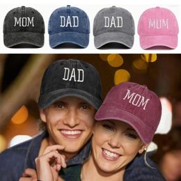Ball Caps Adjustable DAD MOM Embroidery Baseball Outdoor Sports Hiphop Vintage Distressed Faded Cap Visors Sunscreen Hats