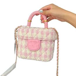 Classic Tweed Mini Coin Bags Designer Handbags Famous Bags Quilted Matelasse Crossbody Bag Bags Top Cosmetic Vanity Brand Luxury Totes Pkao