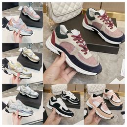 designer sneakers womens sports shoes with lace up printed training shoes men women sneaker vintage suede trainers increasing leather platform