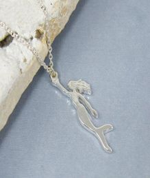 10pcs Myth Legend Mermaid Charm Pendant Necklace Ocean Beach Shell Fish Animal Nautical Sailor Lucky Amulet Necklace Jewelry9002764