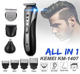 Professional Waterproof Beard Trimer Hair Clipper Electric Cutting Machine Haircut For Men Grooming EU Plug5326837