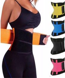 Women And Men Adjustable Elstiac Waist Support Belt Neoprene Faja Lumbar Back Sweat Belt Fitness Belt Waist Trainer FY80521998888