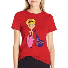 Women's Polos I Dream Of Jeannie T-shirt Summer Tops Female Hippie Clothes Plus Size T Shirts For Women Loose Fit