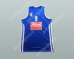CUSTOM NAY Mens Youth/Kids DARIO SARIC 9 KK CIBONA ZAGREB BASKETBALL JERSEY WITH PATCH TOP Stitched S-6XL
