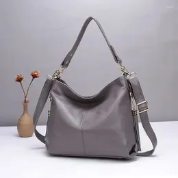 Shoulder Bags 2024 Korean Fashion Women's Bag Vintage Leather Crossbody Luxury Handbag Large Capacity For Women