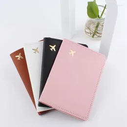 Storage Bags 2024 Lover Couple Passport Cover Stamping Simple Plane Women Men Travel Wedding Covers Holder Fashion Gift