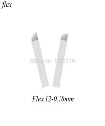 12F 08mm Microblading Needles Blades Lamina Agulha Permanent Makeup Eyebrow Tattoo Microblading Needle1834883