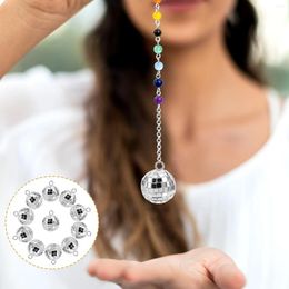 Decorative Figurines Mirror Disco Pendants Bright Mini Balls Charms Round Beads Silver Earrings Making 70