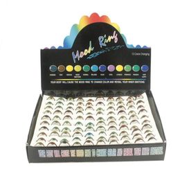 whloe 100Pcslot Whole Jewelery Bulks Mixed Change Color Silver Plated Mood Ring Temperature Emotion Feeling Rings For Wom25405971141