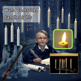 LED Flameless Flickering Taper Candles 3DWick Lamp with Remote Control TeaLights Wedding Home Decor Battery Operated 240430