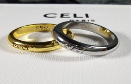 Simple Style Letter Ring Gold Silver Special Design Letters Finger Rings Gift for Love Girlfriend Size 5115119299