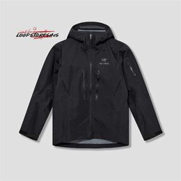 Jacket Outdoor Zipper Waterproof Warm Jackets Fashionable Women Men Black Jackets 832Y