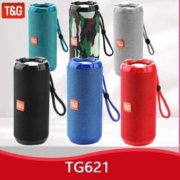 Portable Speakers Bluetooth wireless speaker TG621 small portable dual speaker card home waterproof outdoor bass speaker with FM radio support WX