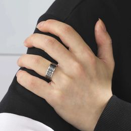 Wedding Rings Skyrim Vintage Irish Celtics Knot Ring for Men Women Stainless Steel Couple Cool Finger Rings Party Jewellery Gift 2024 New