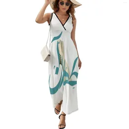 Casual Dresses TEHRAN Sleeveless Dress Women Summer 2024 Formal Occasion Cocktail Of Women's Clothing