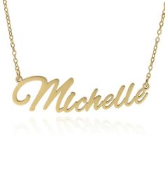 Pendant Necklaces Sterling Silver Gold Plated Name Personalized Custom Jewelry Initial Chain Nameplate Birthday Gifts5189707