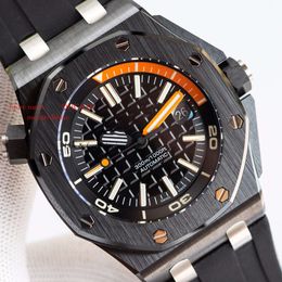 Mechanical 42Mm APS Brand Aaaaa Ceramic Men Wristwatches Carbon Swiss Designers Zf Ipf 15707 15706 Watches 13.9Mm SUPERCLONE Glass Fibre Dive 3120 37606