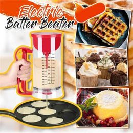 Storage Bottles Pancake Crepe Batter Dispenser Abs Cordless Batteries Power Supply Easy Cleaning Time Effort Saving Kitchen Accessories