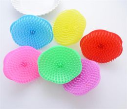 Comfortable Scalp Massager Comb Shower Body Cleaning Brushes Plastic Shampoo Washing Hair Massage Brush For Bathroom Colorful6877075