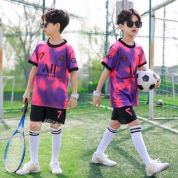 Jerseys New 24 25 old clothing set for boys and girls 136 fake two piece basketball jerseys training set for shirts and shorts H240508