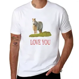 Men's Polos Nevertheless LOVE YOU T-Shirt Cute Tops Anime Clothes Plain Cotton