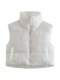 Women's Vests Women S Warm Padded Down Waistcoat Sleeveless Stand Collar Lightweight Puffer Jacket Vest