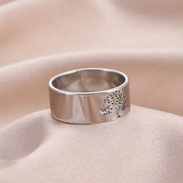 Wedding Rings Skyrim Tree of Life Hollow Ring for Men Women 316L Stainless Steel Finger Ring Jewelry Anniversary Wedding Couple Gifts