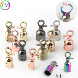 Durable tassel rope end bell shaped buckle hat decoration with screw handbag used for hardware accessories of bags wallets and ropes 240425