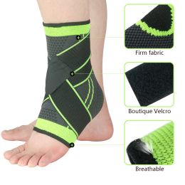 Tool Sports Gym Ankle Brace Foot Protective Gear Compression Strap Sleeves Elastic Bandage Fitness Nylon Strap Belt Ankle Support