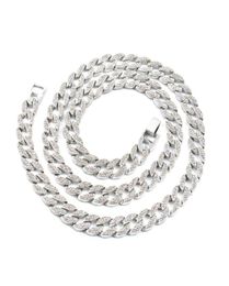 Fashion Chains Cuban Link Chain necklace Luxury diamond Jewellery titanium steel European and American street Hip Hop 16 18 20 22 249341873