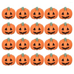 Storage Bottles 20 Pcs Mobile Phone Case Pumpkin Stickers DIY Charms Accessories Tablet Trendy Craft Cover Supply Halloween Headband