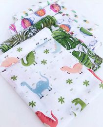 Blankets 120cm 110cm Muslin Squares Gauze Blanket Born Baby Swaddle Bath Towel Bedding