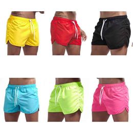 Designer summer new men's multi-colored running beach shorts Striped shorts sports quarter pants men