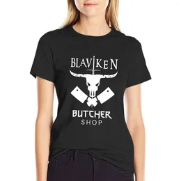 Women's Polos The Butcher Shop T-shirt Korean Fashion Plus Size Tops T Shirt Women