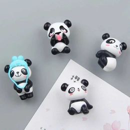 3PCSFridge Magnets Cartoon Panda Refrigerator Magnet Creative Decorative Pendant Message Board Cute Magnet Stickers Home Decore