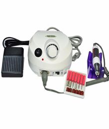 Nail Tools 35000 RPM Electric Nail Drill Machine Manicure Drills Accessory Acrylic Nail Drill File Bits Pedicure Kit9564325