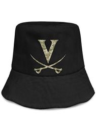 Fashion Virginia Cavaliers Basketball camouflage logo Unisex Foldable Bucket Hat Yourself Classic Fisherman Beach Visor Sells Bowl5991592