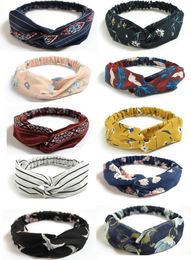 10 Packs Boho Headbands for Women Vintage Floral Print Headwrap Hair Band Sports Elastic Head Wrap ed Cute Hair Accessories1979338