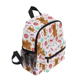 Backpacks Boy Girl School Bags Child Cartoon Bear Printing Backpack Kindergarten Student Cute Childrens Schoolbag Waterproof Kid