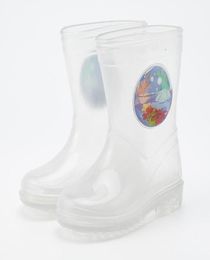 Kids Boys Girls Rain Boots Children Transparent Waterpof Cartoon NonSlip Rain Shoes Students Child Infant Baby Shoes Size 23309996210
