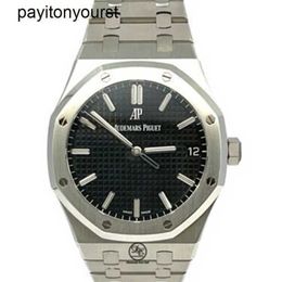 Designer Audemar Pigue Watch Royal Oak Apf Factory 41mm Black Dial 15500st.oo.1220st.03