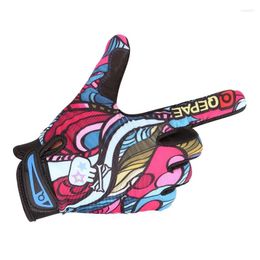 Cycling Gloves Coloured Bike Riding Fitness Full Finger Bicycle Motorcycle Men Women Horse