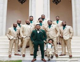 Green Trajes de hombre Men Suits for Groom Wedding Tuxedos Groomsmen Outfits 3Piece Bridegroom Attire Man Blazer Terno Masculino7010951