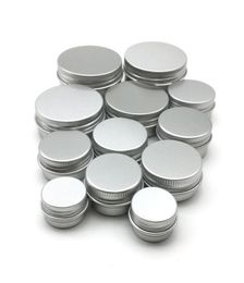 100Pcs Aluminium Jars 5g10g15g20g30g50g60g Metal Empty Cosmetic Face Care Eye Cream Lip Balm Gloss Packaging 2010138262987